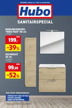 Hubo folder voorblad