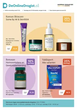De Online Drogist folder voorblad