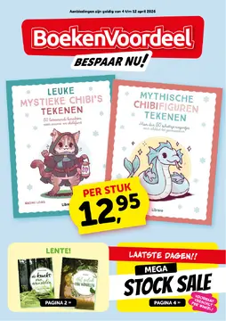 BoekenVoordeel folder voorblad