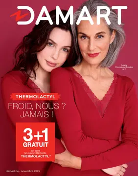 Damart couverture de brochure