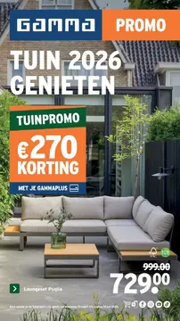 GAMMA Tuin folder voorblad