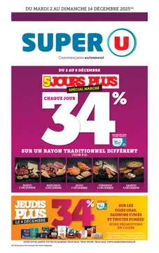 Super U couverture de brochure