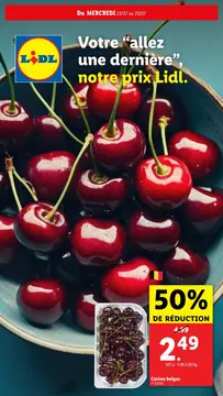 Lidl couverture de brochure