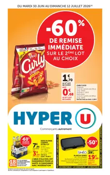 Hyper U couverture de brochure