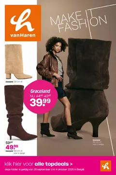 vanHaren Schoenen folder voorblad