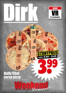 Dirk Weekendverwenners folder voorblad