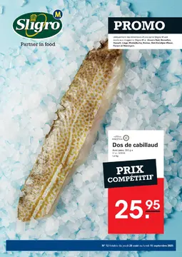 Sligro-M couverture de brochure