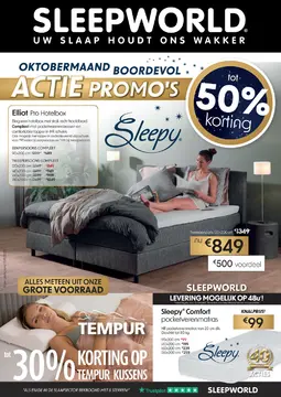 Sleepworld folder voorblad