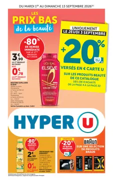 Hyper U couverture de brochure