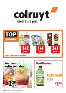 Colruyt couverture de brochure