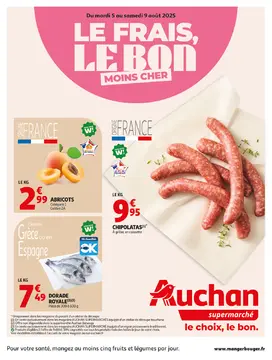 Auchan folder voorblad