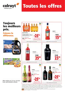 Colruyt couverture de brochure