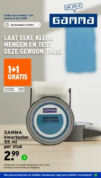 GAMMA folder voorblad