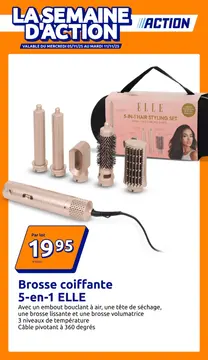 Action couverture de brochure