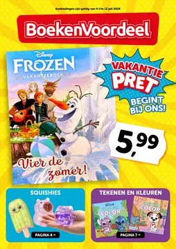 BoekenVoordeel folder voorblad