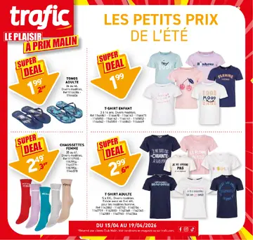 Trafic couverture de brochure