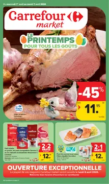 Carrefour Market couverture de brochure