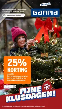 GAMMA Kerst folder voorblad
