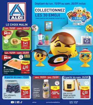 ALDI couverture de brochure