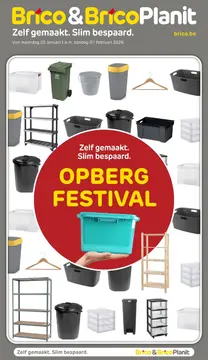 Brico Opbergfestival folder voorblad