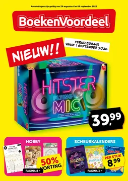 BoekenVoordeel folder voorblad