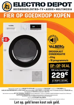 Electro Depot folder voorblad
