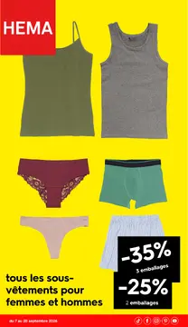 HEMA couverture de brochure