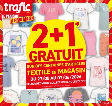 Trafic couverture de brochure