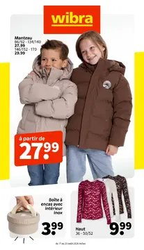 Wibra couverture de brochure