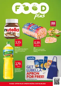 Food Plus folder voorblad