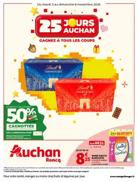 Auchan Roncq folder voorblad