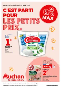 Auchan folder voorblad