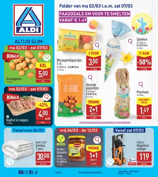 Aldi folder voorblad