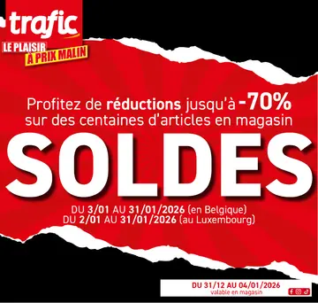 Trafic couverture de brochure