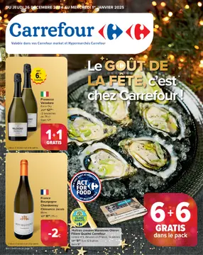 Carrefour Market couverture de brochure