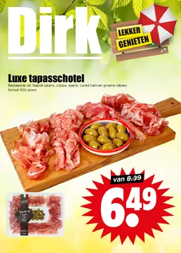 Dirk Lekker genieten folder voorblad