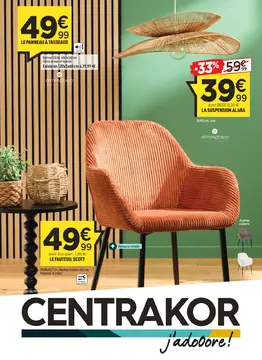 Centrakor couverture de brochure