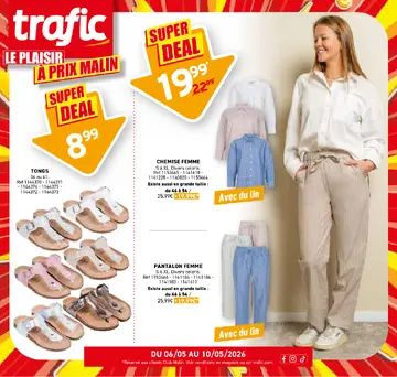 Trafic couverture de brochure