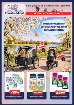 Huisdiervoordeelshop folder voorblad