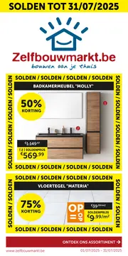 Zelfbouwmarkt folder voorblad