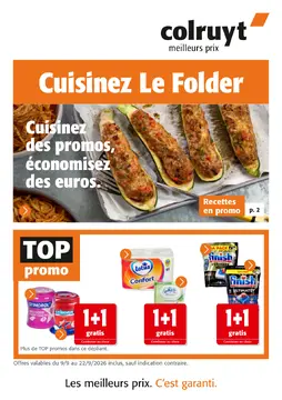 Colruyt couverture de brochure