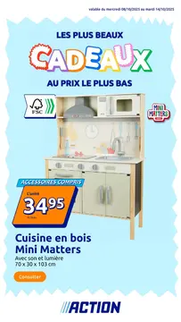 Action couverture de brochure