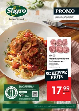 Sligro folder voorblad