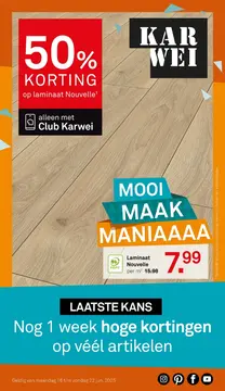 Karwei folder voorblad