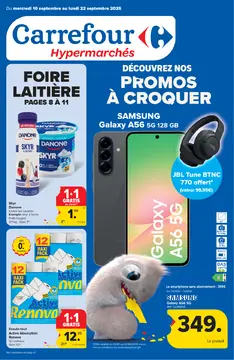 Carrefour couverture de brochure