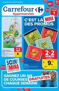 Carrefour couverture de brochure