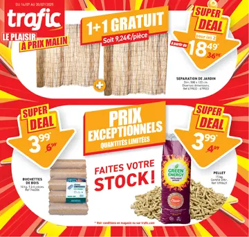 Trafic couverture de brochure