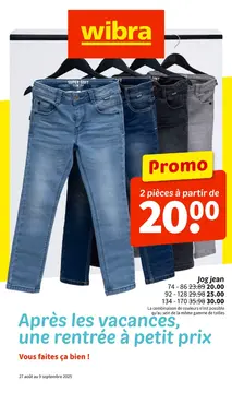 Wibra couverture de brochure
