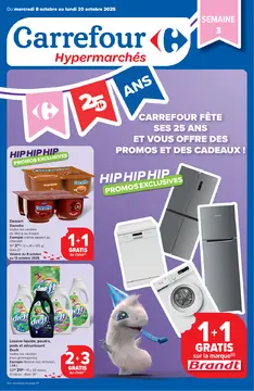 Carrefour couverture de brochure