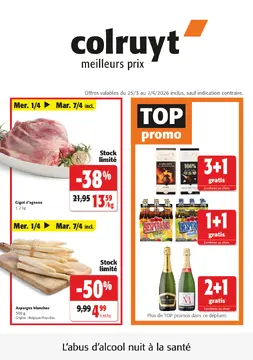 Colruyt couverture de brochure